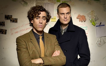 Stephen Mangan and Darren Boyd in Dirk Gently