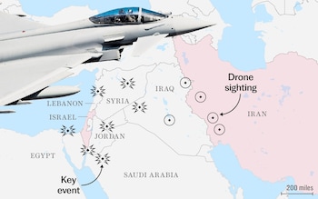 It is understood that the RAF jets shot down somewhere between 10 and 20 Shaheed 'suicide' drones