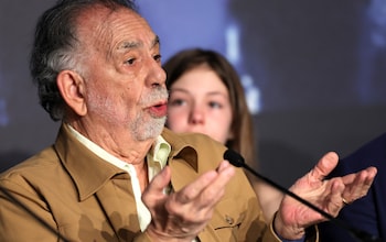 Francis Ford Coppola answered questions at the press conference for Megalopolis at the 77th annual Cannes Film Festival