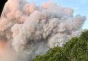 Smoke billows above Renfrewshire