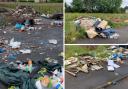 Fly-tipping in the Ferguslie Park area