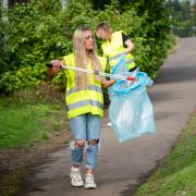 Previous litter pick in Linwood