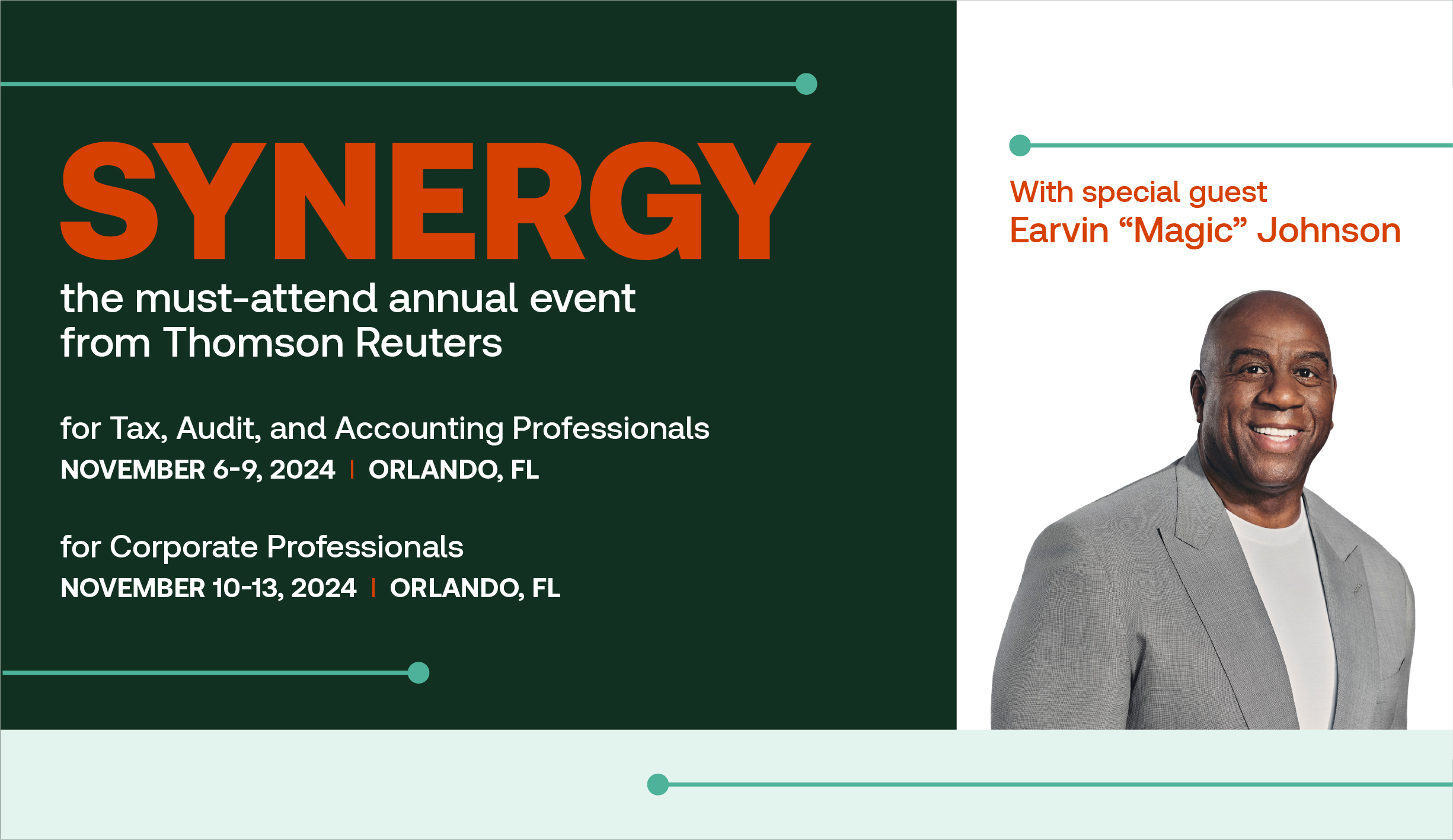 The future of work for professionals is coming to Orlando this November. SYNERGY gives you an exclusive opportunity to discover innovative solutions, engage in collaborative discussions, exchange ideas, and forge new partnerships. From AI-driven solutions to groundbreaking advancements in digital transformation, find out what’s next from Thomson Reuters at SYNERGY 2024 and take advantage of early-bird pricing today.