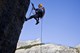 Skilled Rock Climber at Yosemite National Park