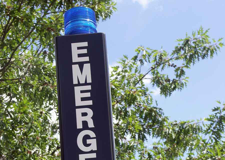 Emergency Blue Light