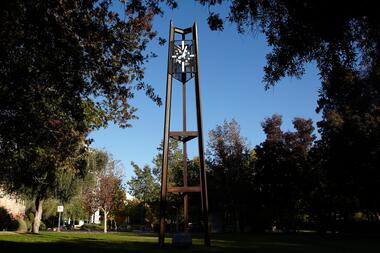 Clock tower from a distance