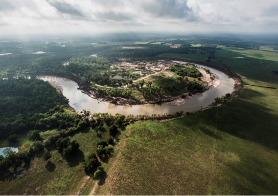 Agricultural damage from Hurricane Harvey