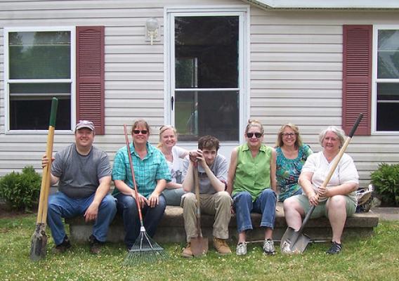 USDA Rural Development volunteers at the end of the day