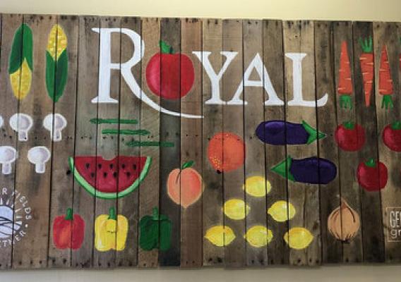 Royal Food Service sign