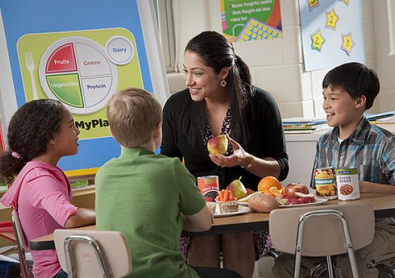 MyPlate is the perfect teaching tool for nutrition education! Discover classroom materials at ChooseMyPlate.gov and from Team Nutrition.