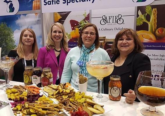 Mary Safie pictured with Jamie Clover Adams, Jamie Zmitko-Somers, and Allie Fox