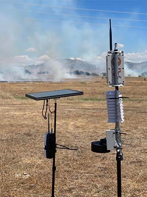 wildland fire sensor