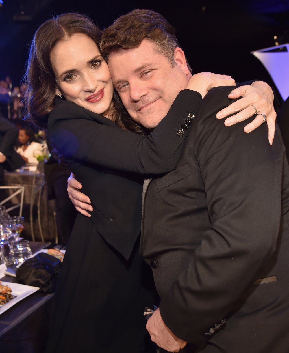 Winona Ryder and Sean Astin