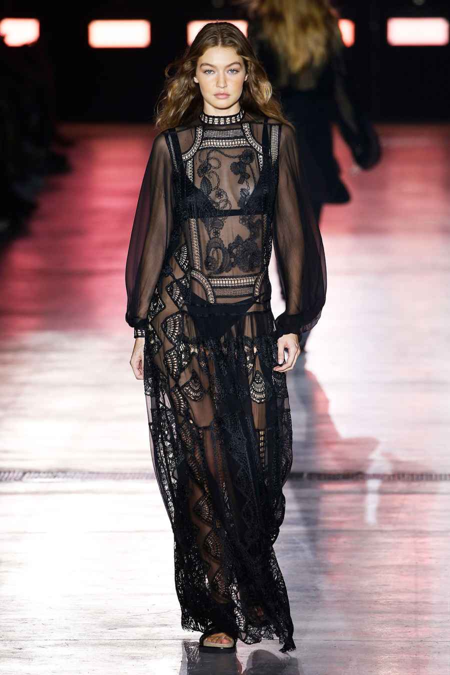 gigi hadid birthday runway Alberta Ferretti show during Milan Fashion Week Spring/Summer 2019