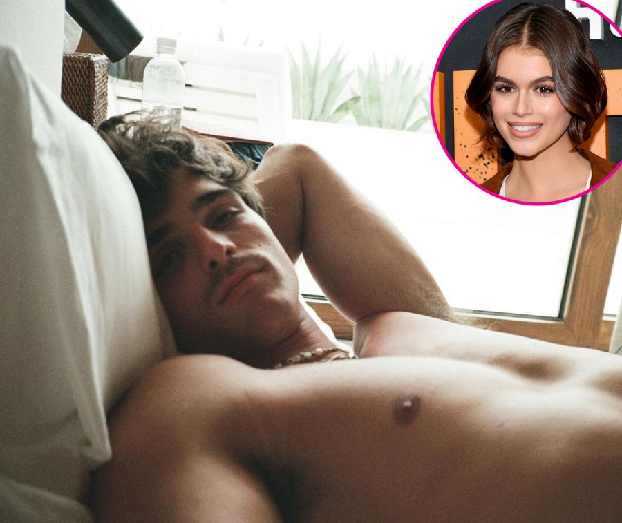 Kaia Gerber Swoons Over Shirtless Jacob Elordi on His Birthday