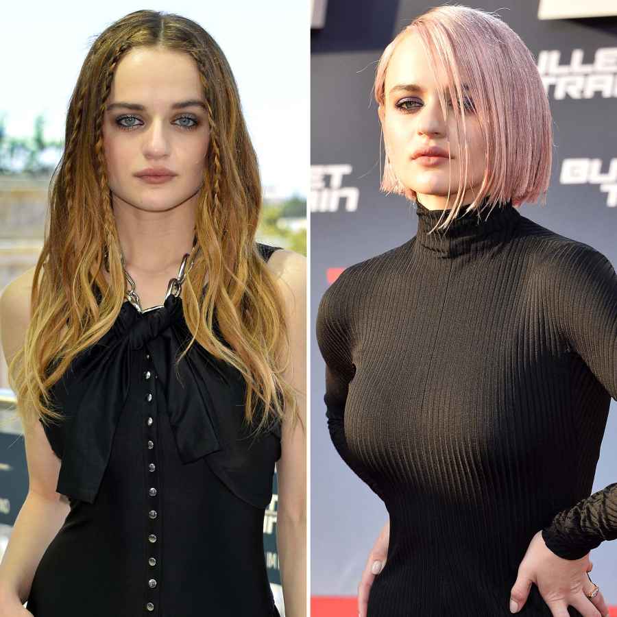 Joey King Debuts Edgy Pink Asymmetrical Bob