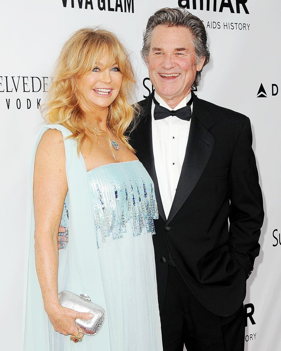 Goldie Hawn and Kurt Russell Blended Family