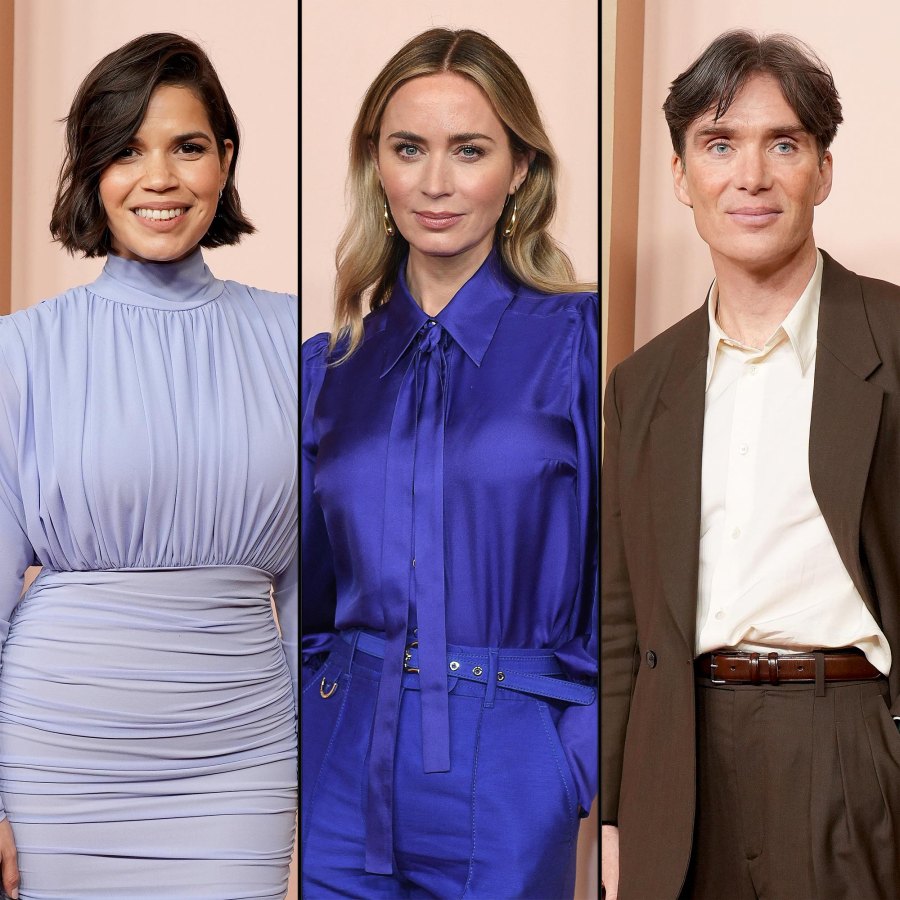 All the First Time Nominees at the 2024 Oscars 352 America Ferrera Emily Blunt and Cillian Murphy