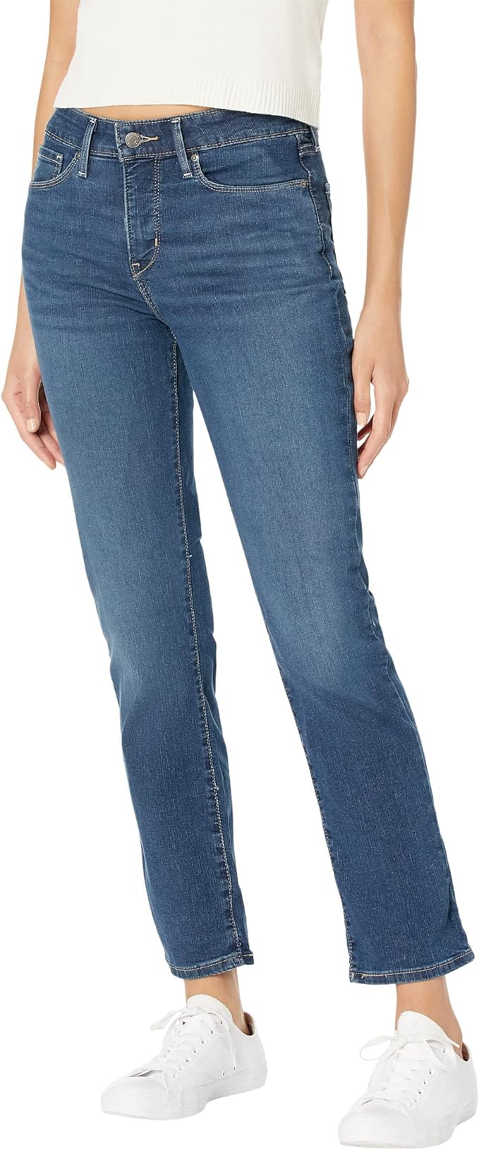 Levi Strauss Signature Totally Shaping Straight Jeans