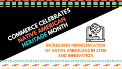 Department of Commerce graphic for Native American Heritage Month