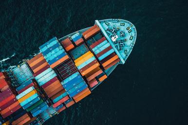 The bow of a Maersk container cargo ship at sea - source: Maersk