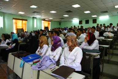 Iraqi medical students at Basra University