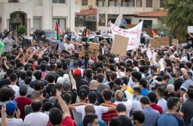 Pro-Palestine demonstrations in Amman, Jordan