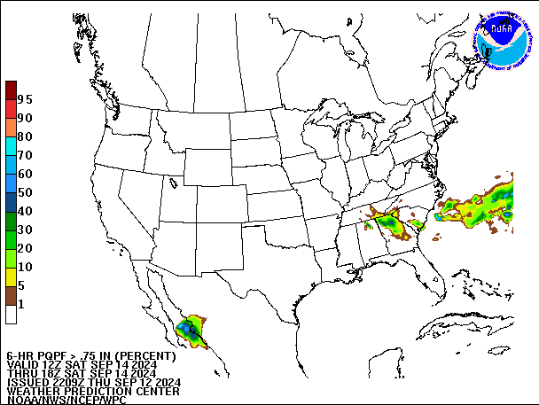 6-Hour PQPF valid 18Z September 14, 2024