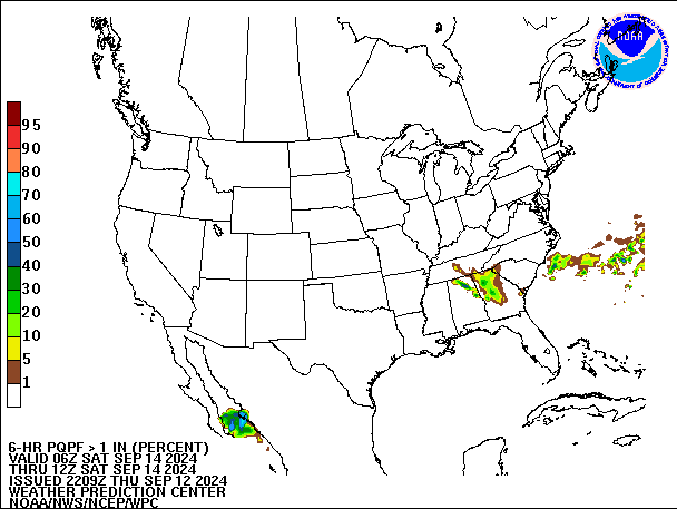 6-Hour PQPF valid 12Z September 14, 2024