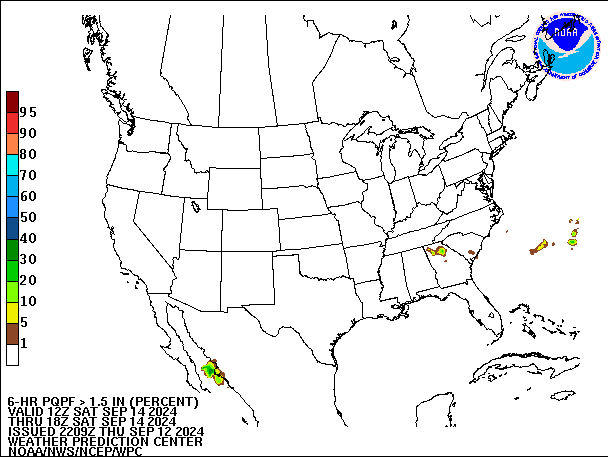 6-Hour PQPF valid 18Z September 14, 2024