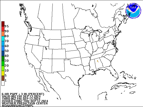 6-Hour PQPF valid 06Z September 13, 2024