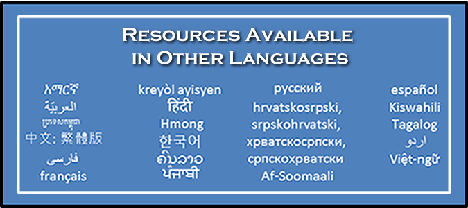 Resources Available in Other Languages