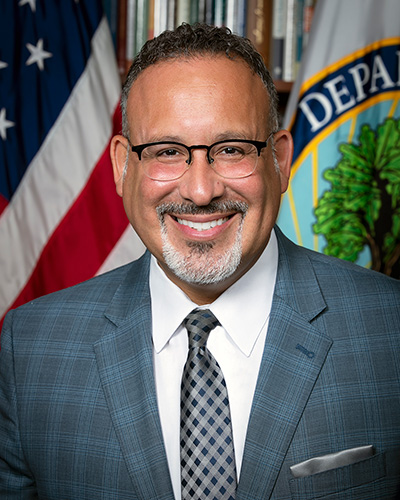 Photo of Secretary Dr. Miguel Cardona