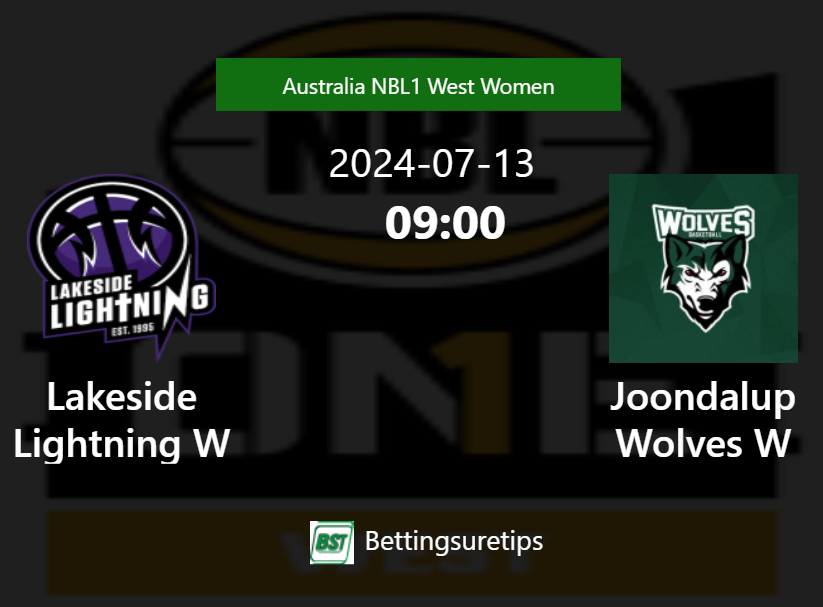 Lakeside Lightning W vs Joondalup Wolves W Prediction and Pick - Australia NBL1 West Women