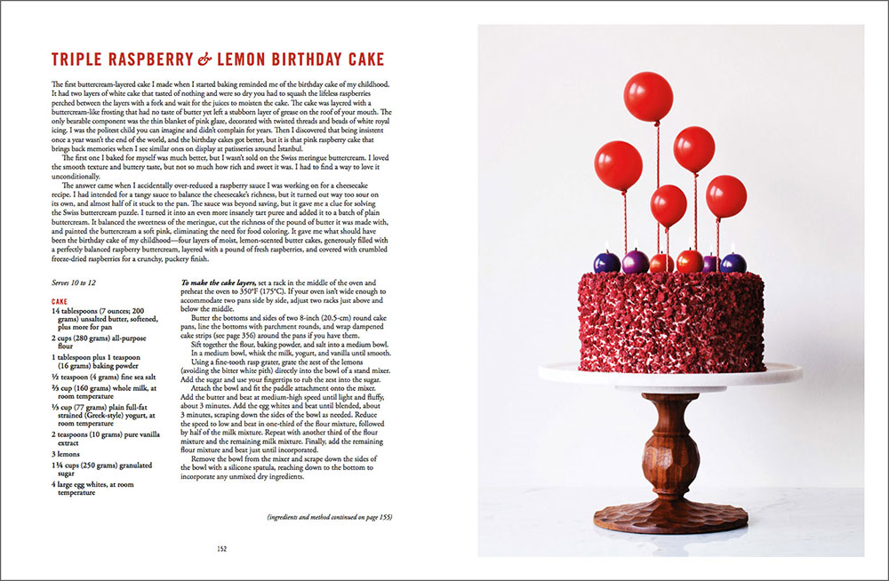 The Artful Baker - Triple Raspberry & Lemon Birthday Cake