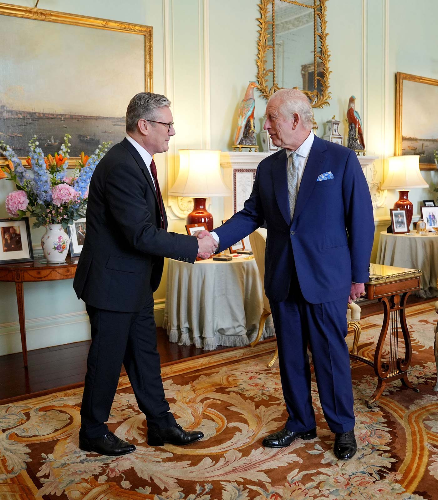 Sir Keir Starmer meets King Charles at Buckingham Palace - 5 July 2024
