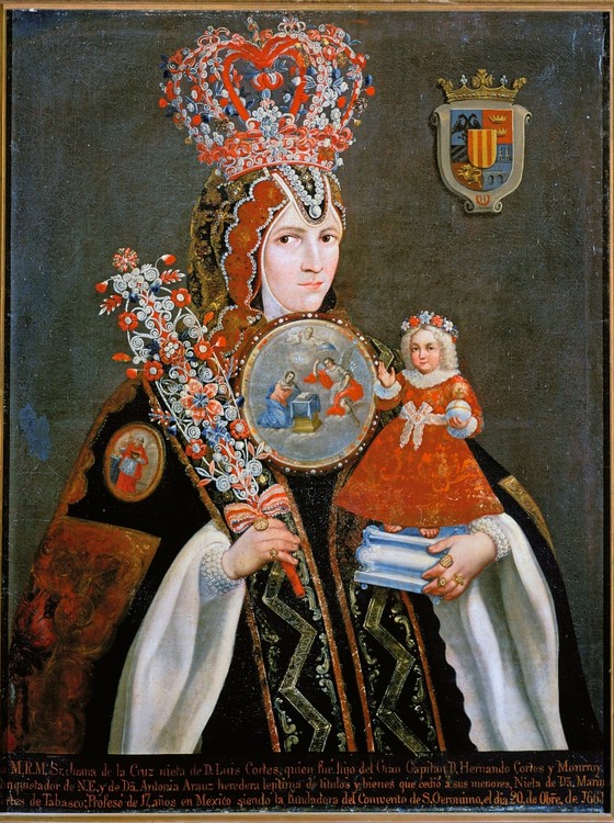 BARROCA Retrato de Sor Juana Inés de la Cruz,freira e poeta mexicana.Ela deixou uma das líricas mais originais em língua espanhola (Foto: Album / Joseph Martin)