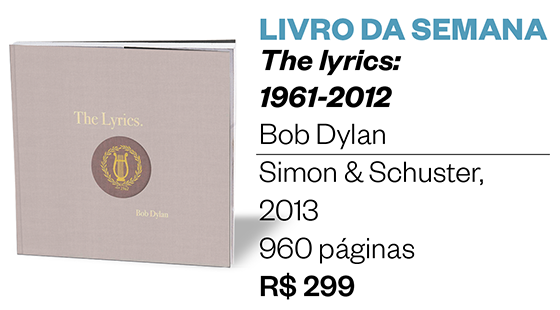 Livro da semana | The lyrics: 1961-2012 (Foto: Divulgação)