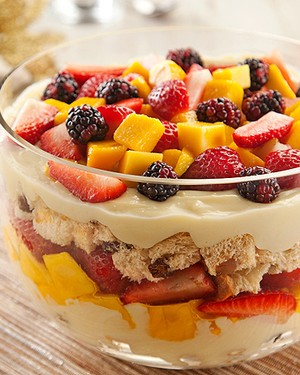 Pavê de panetone com frutas (Foto: Divulgação)