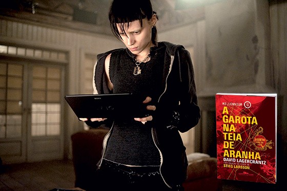 SUBSTITUIÇÃO A atriz Rooney Mara como Lisbeth Salander. O quarto livro da série Millennium foi escrito por outro autor (Foto: Merrick Morton/Everett Collection/Fotoarena)