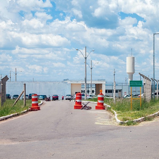 Penitenciária  de Três Corações.Lá Dirceu aguarda o julgamento por homicídio qualificado (Foto: Rogério Cassimiro/ÉPOCA)