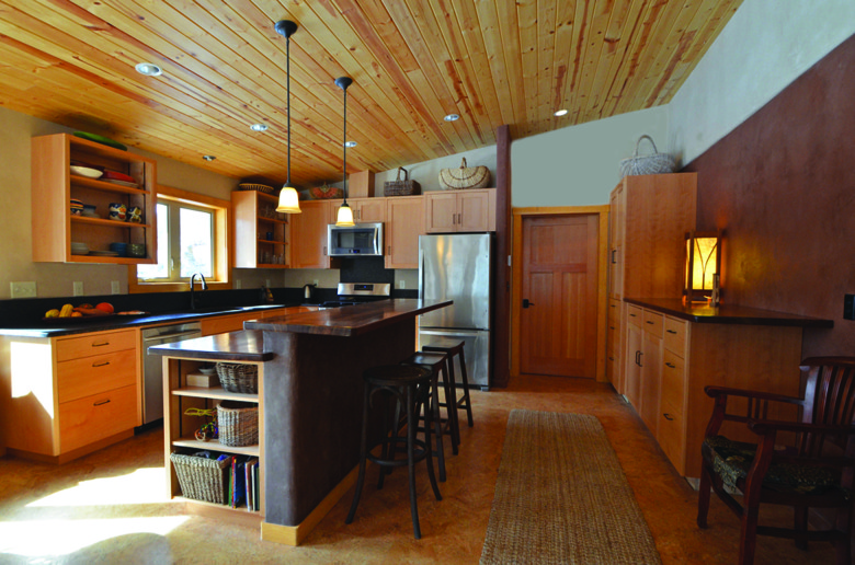 Rick Swanson kitchen, photo by Mary Kiesau