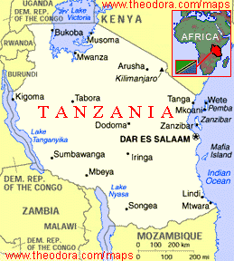 Tanzania Map