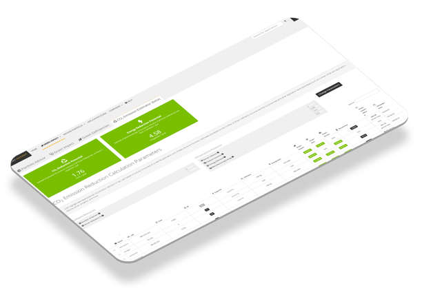 Estimate potential CO2 emissions and energy consumption savings
