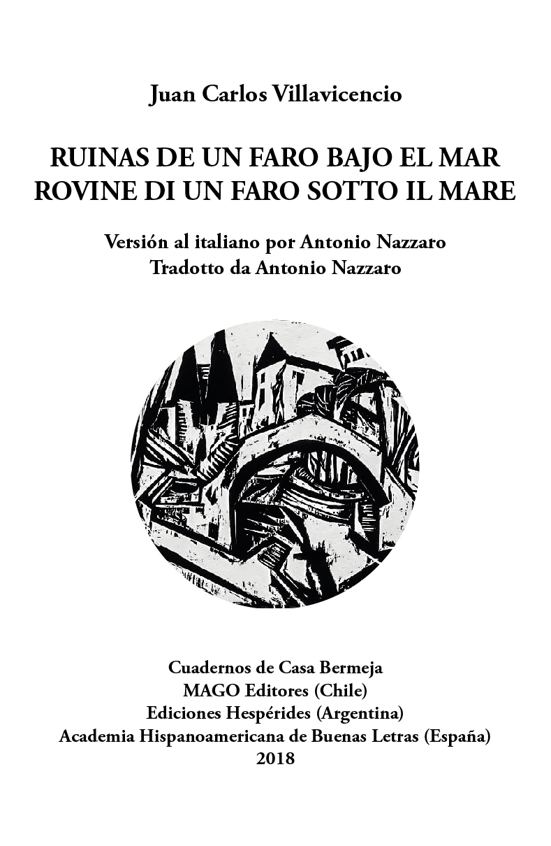 Ruinas de un faro bajo el mar, de Juan Carlos Villavicencio. Traducción de Antonio Nazzaro