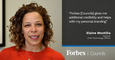 Featured image for Forbes Councils Gives Elaine Montilla a Home For Her DEI Thought Leadership.