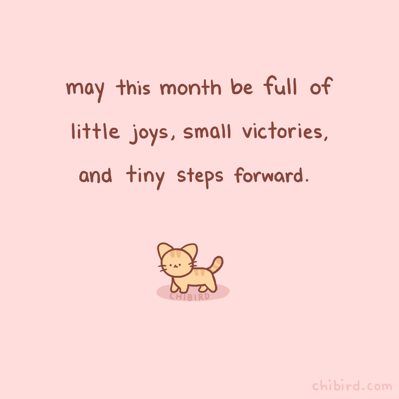 chibird:
“ May this little cat start your May off right! ♡
Cherry blossom sale | Positive Pin Club | Webtoon
”