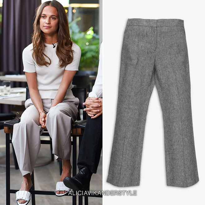 September 11th, 2017 | Toronto International Film Festival - Variety Studio
Casasola Cropped Trousers - $173 - Exact Color Sold Out