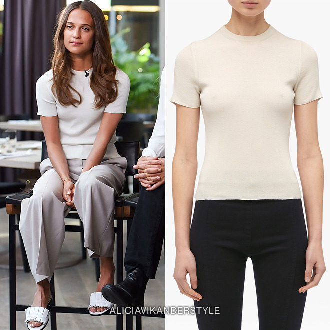 September 11th, 2017 | Toronto International Film Festival - Variety Studio
Casasola Silk Knit T-Shirt - $630