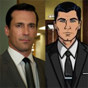 This is a picture of Sterling Archer Draper Pryce